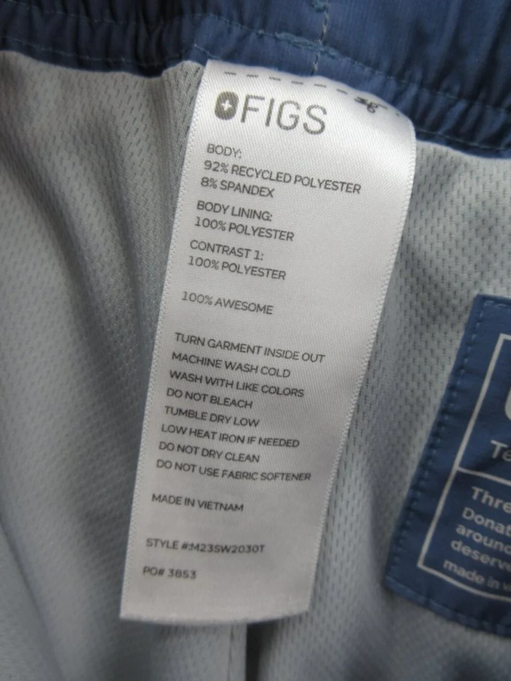 FIGS Pants Large Tall Scrubs Jogger Technical Nurse Medical Ombre *
